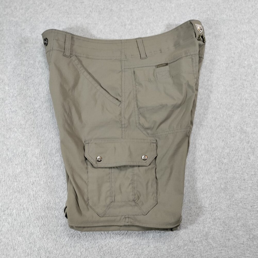 Kuhl Renegade SHORTS ONLY Mens 30 Brown Cargo Stretch Nylon 8in Inseam Hiking - Picture 4 of 11